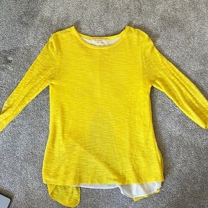 Two by Vince Camuto Yellow Sweater XS